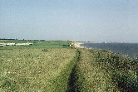 The view north towards Hopton