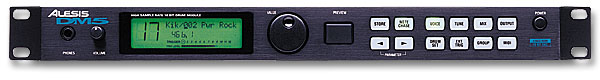 Alesis drum module with trigger inputs connected directly to pads