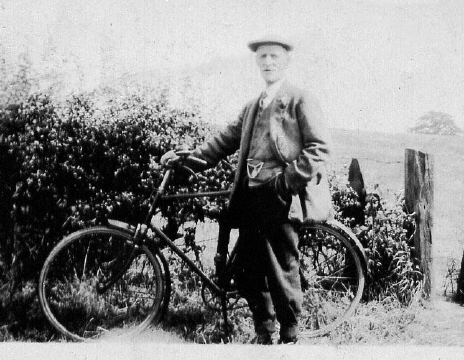 Robert Gilbourne with bike