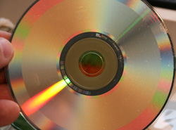 Compact Discs are read by laser light