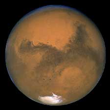 Photo of Mars taken by Hubble