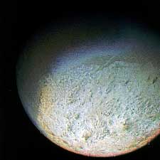 The surface of Triton from Voyager 2