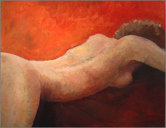 painting; torso back/