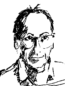 drawn portrait of Barry