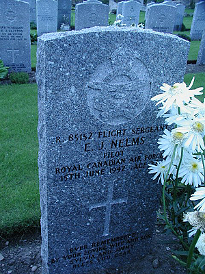 F Sgt E J Nelms RCAF.