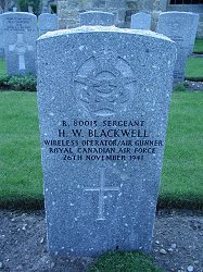Sgt H W Blackwell RCAF.