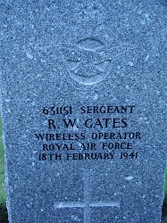 Sgt R W Gates, 19 OTU Feb 1941.