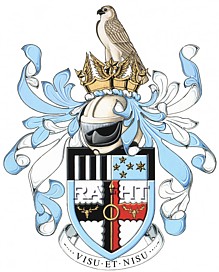 Staff College (Full heraldic achievement).