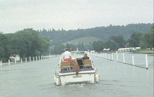 The rowing course at Henley