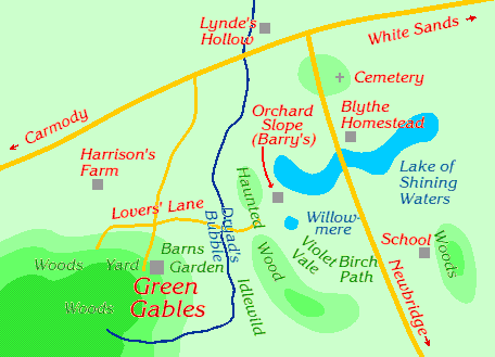 Map of Green Gables