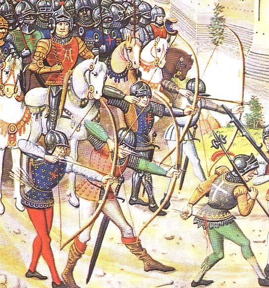English bowmen in the Hundred Years War