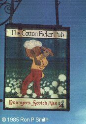 'The Cotton Picker' pub in Rose Street